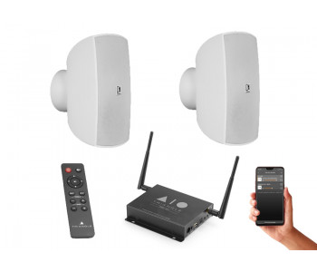 Мультирум система 2 настенных динамика Audac ATEO4M белый